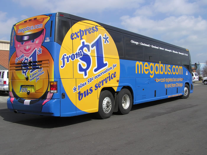 Megabus, which I took yet