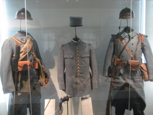 WWI French uniforms at Les Invalides